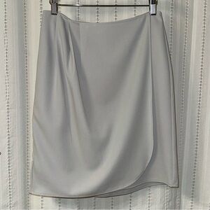 Banana Republic Asymmetrical Light Gray Skirt